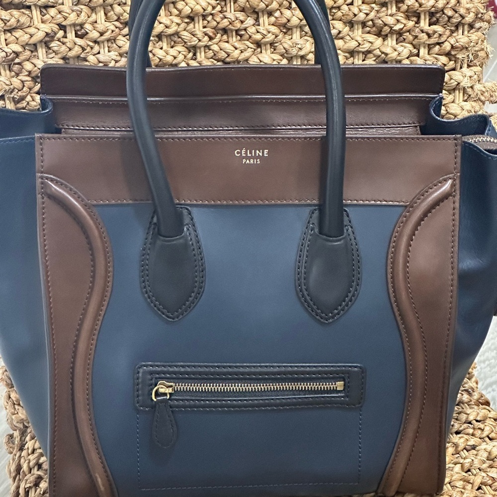 Céline Luggage TriColor Bag‎